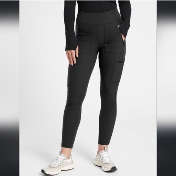 Athleta Stretchy Headlands Hybrid Multi Pocket Pants size 0 - Picture 1 of 12